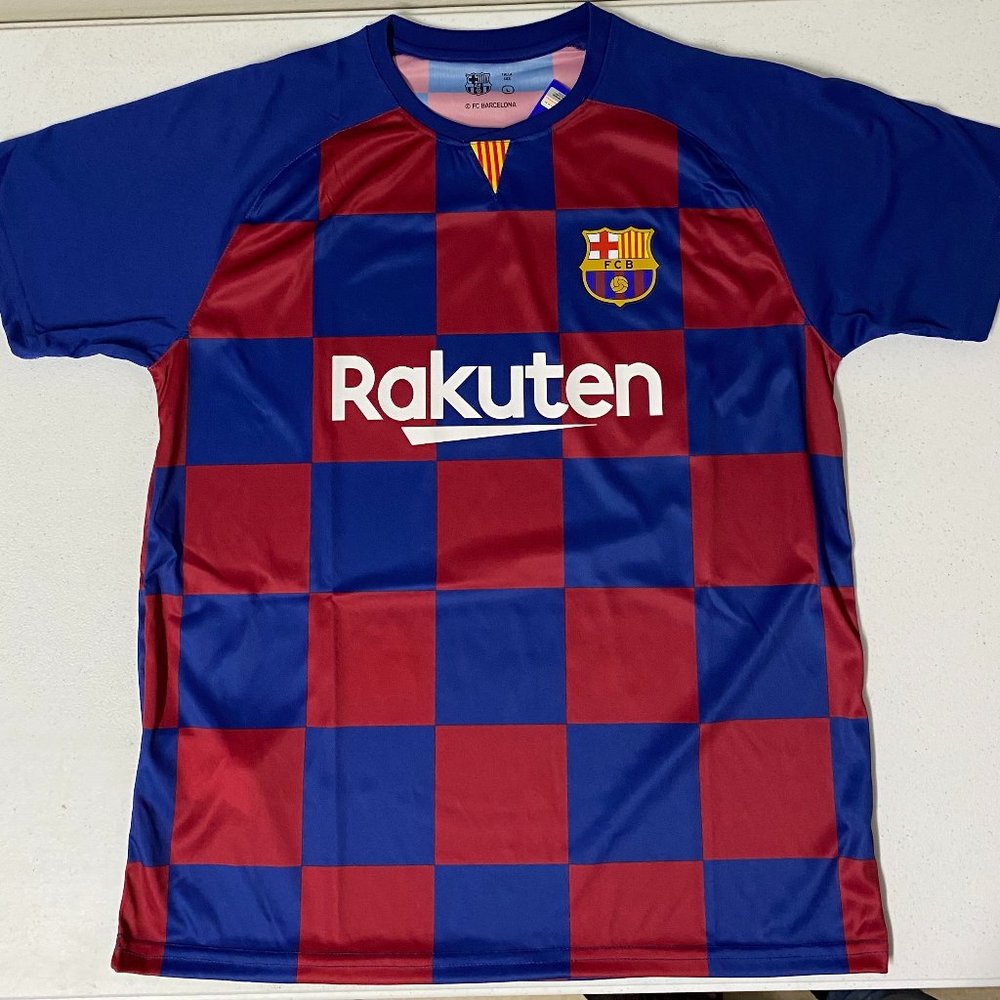 FCB Original FC Barcelona Home Soccer Football Jersey Large Roger's SL O…